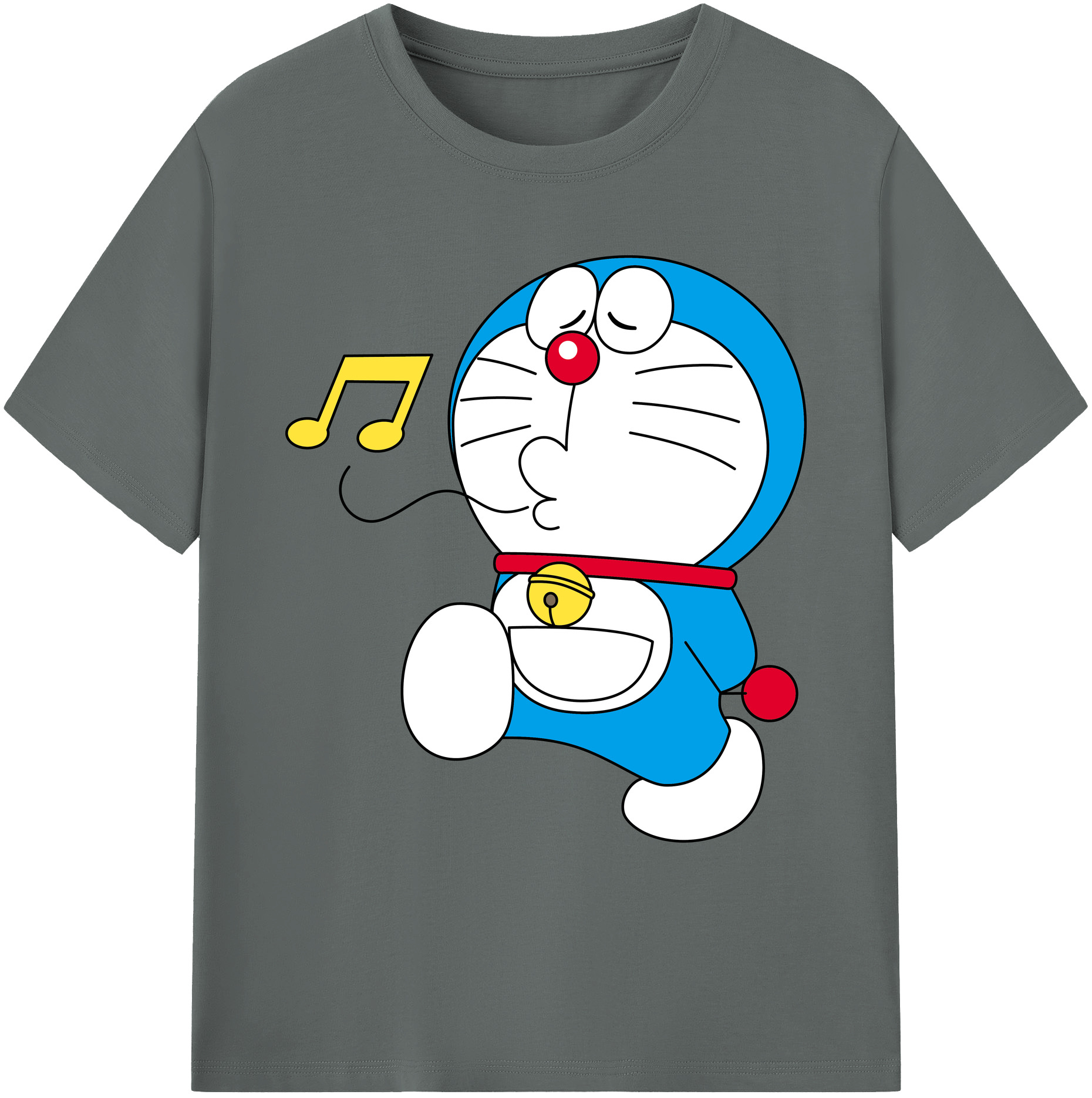 （画像用） ドラえもん Doraemon 綿100％ メンズ半袖Tシャツ｜肌触りやわらか＆通気性